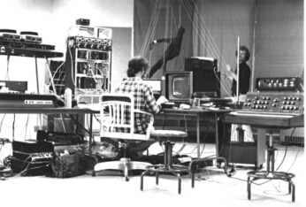 Electronic music/movement installation, Marshallton, De., 1977